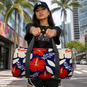 Sac De Sport Imprimé hawaïen moderne