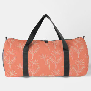 Sac De Sport Imprimeur hawaïenne moderne oiseau de paradis moti