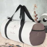 Ivoire Rose Poussiéreuse Ligne Artistique Florale