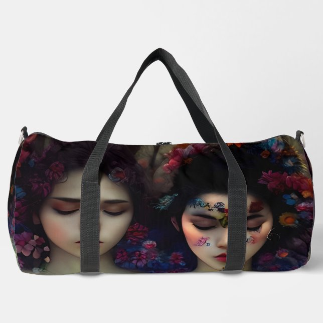 Sac De Sport Jardin mystique : Rêves floraux (Recto)