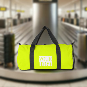 Sac De Sport jaune fluorescent - ajoutez votre logo