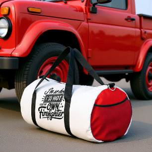Sac De Sport Je suis si chaud Pompière Blanc