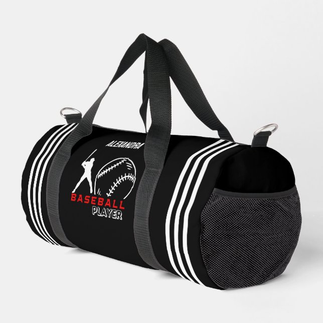 Sac De Sport Joueur de baseball, Cadeau d'anniversaire, Équipe (Coin droit)