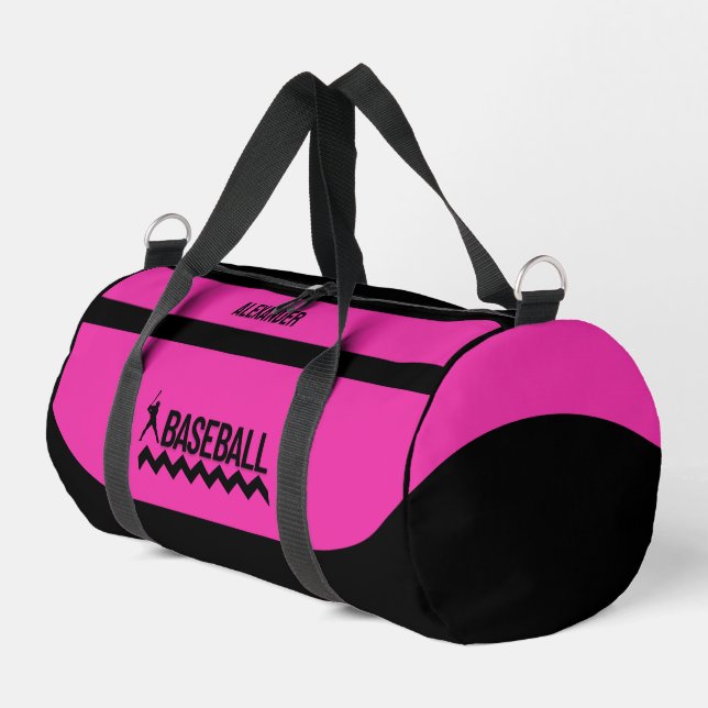 Sac De Sport Joueur de baseball, Cadeau d'anniversaire, Équipe  (Coin gauche)