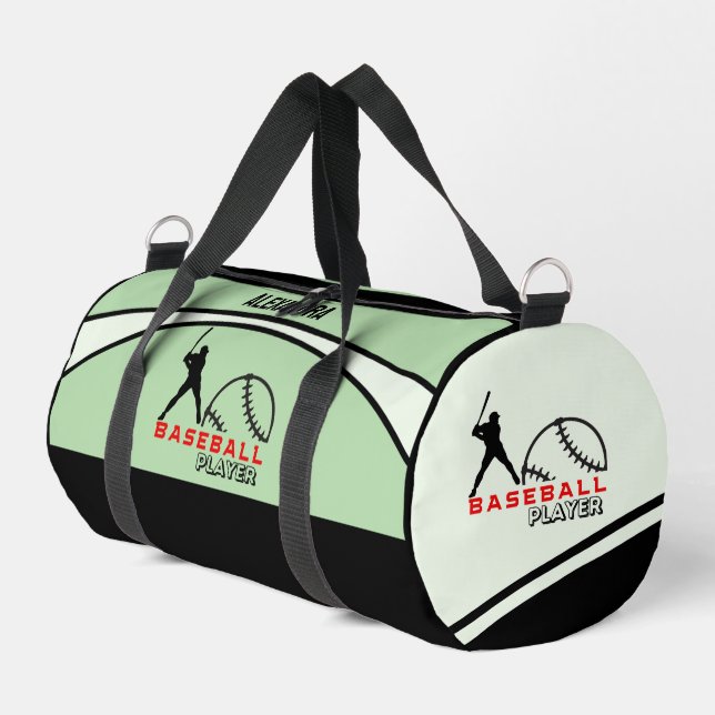 Sac De Sport Joueur de baseball, équipe, cadeau d'anniversaire (Coin gauche)