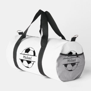 Sac De Sport Joueur de football entraîneur nom de partisan ou d