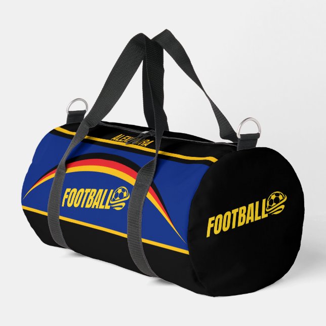 Sac De Sport Joueur de football, Équipe, Cadeau d'anniversaire, (Coin gauche)