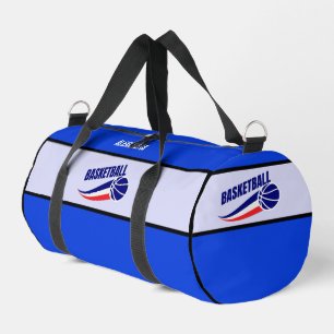 Sac De Sport Joueuse de basket, Anniversaire, France Drapeau