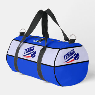 Sac De Sport Joueuse de tennis, Anniversaire, France Drapeau