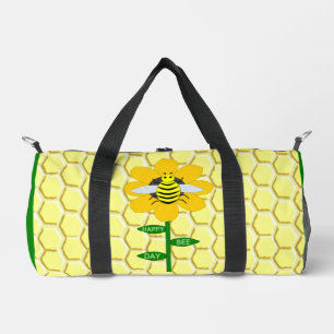 Sac De Sport Joyeux Jour des abeilles Anniversaire Bumblebee