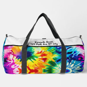 Sac De Sport Kit Sport Tie Dye Personnalisé Monogramme Vibrant