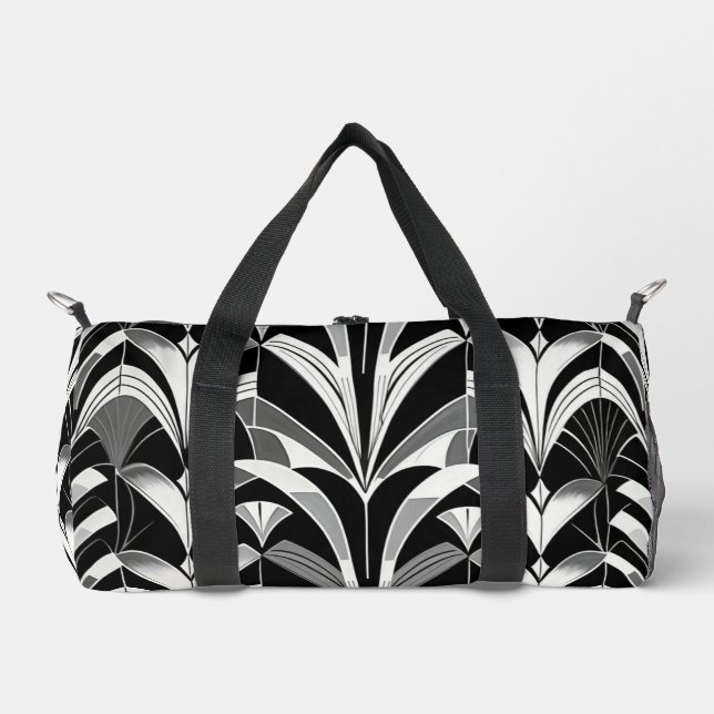 Sac De Sport La finerie noire et blanche (Recto)