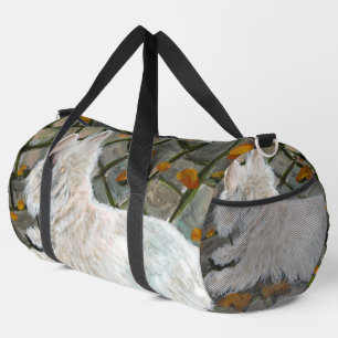 Sac De Sport L'automne laisse Westie sur Patio