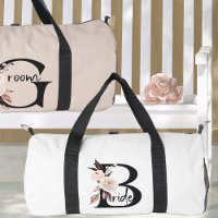 Lettre florale Boho Bride Mariage nuitée