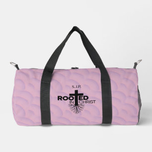 Sac De Sport Lilas Rose Bulles Ondulées Enracinées Dans Le Chri