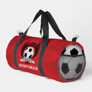 Sac De Sport Logo de football personnalisé élégant