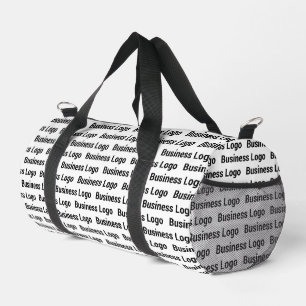 Sac De Sport Logo d'entreprise promotionnel Motif noir blanc