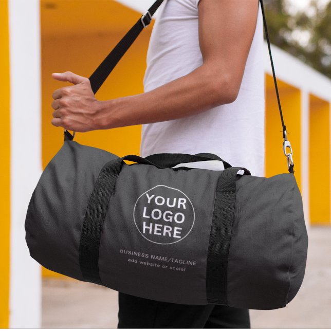 Sac De Sport Logo et texte personnalisés ici l Promotion Busine (Créateur téléchargé)