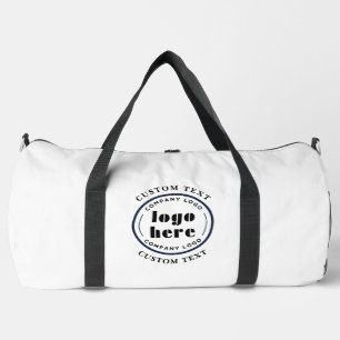 Sac De Sport Logo minimaliste de la société blanche