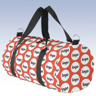Sac De Sport Logo Motif Promotion Business Rouge Orange