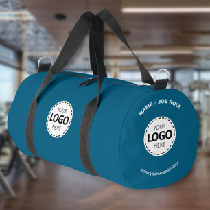 Sac De Sport Logo personnalisé/ Nom/ Site Web Teal Gym