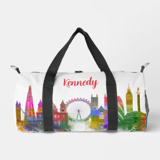 Sac De Sport Londres Skyline - Rainbow