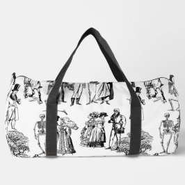 Sac De Sport macabre halloween régence squelette toile