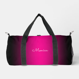 Sac De Sport Magenta Ombre de bord noir