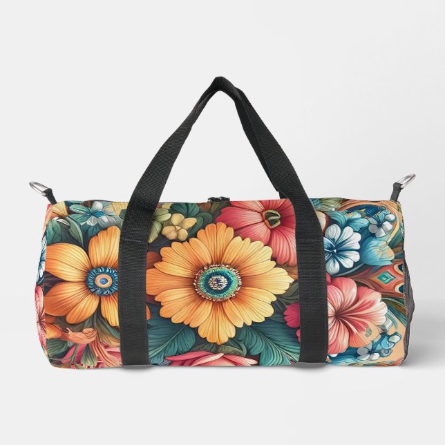 Sac De Sport Magnifique bouquet de fleurs (Recto)