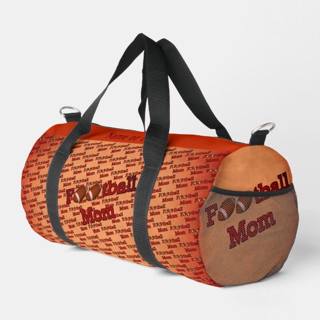 Sac De Sport Maman du football personnalisée (Coin droit)