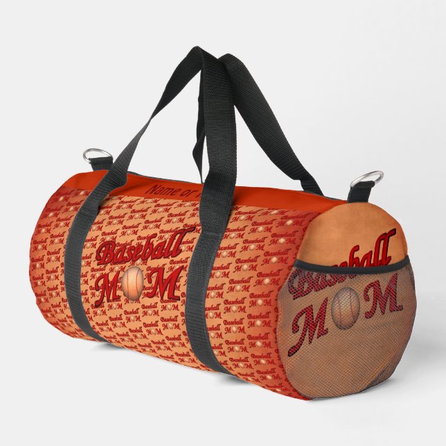 Sac De Sport Maman mignonne de baseball personnalisée (Coin droit)