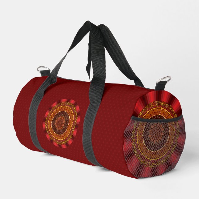 Sac De Sport Mandala de feu (Coin droit)