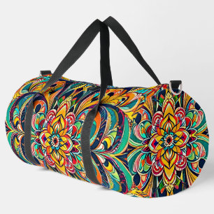 Sac De Sport Mandala Symphonie des couleurs – Floral psychédéli