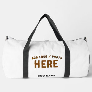 SAC DE SPORT MARQUE BLANCHE MODERNE ET PERSONNALISABLE VÉRIFIÉE