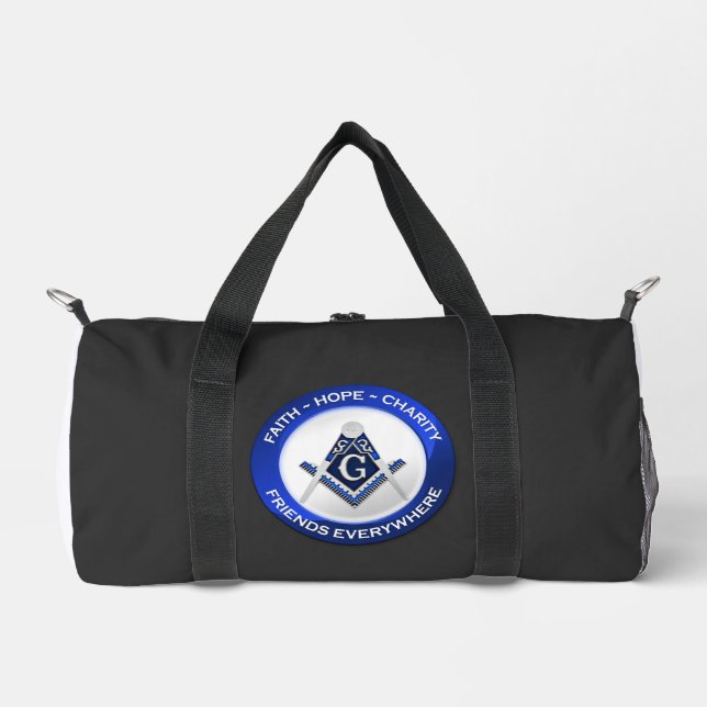Sac De Sport Masonic Print Gym Bag (Recto)