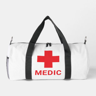 Sac De Sport MÉDECIN & Premiers Secours, Croix, Ambulance, Doct