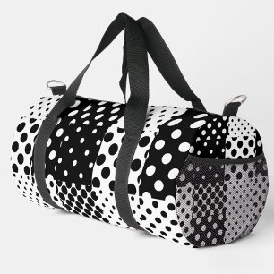 Sac De Sport Mode noir blanc à pois Style Design