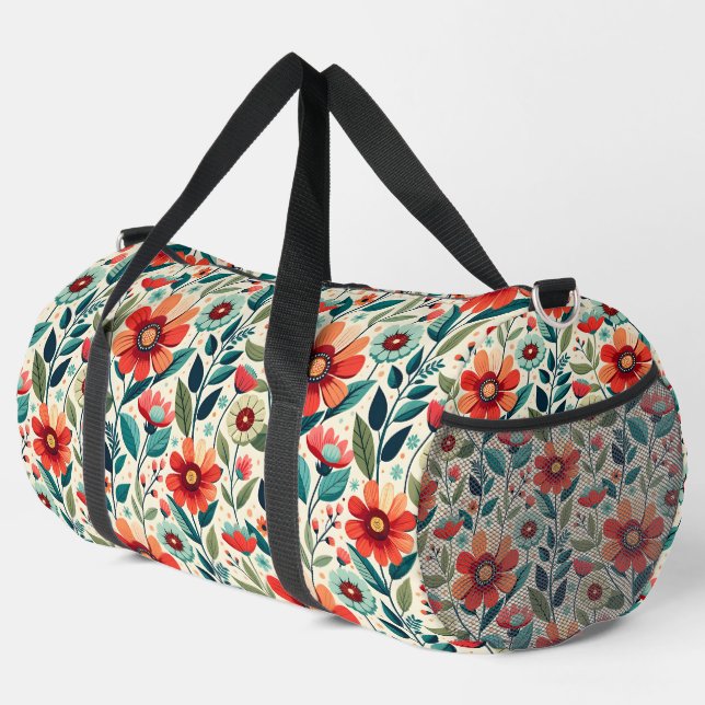 Sac De Sport Modèle floral (Coin droit)