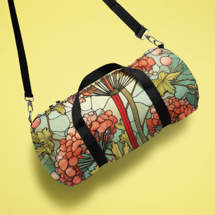 Sac De Sport Moderne Monogramme Aquarelle Florale Fleur