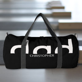 Sac De Sport Moderne Simple Papa Design avec nom