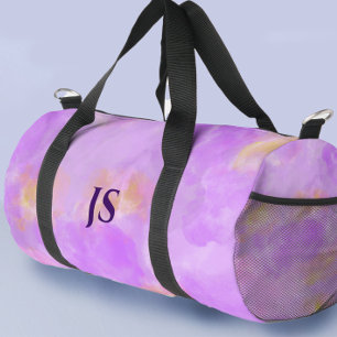 Sac De Sport Moderne Watercolor Girls élégant violet personnali