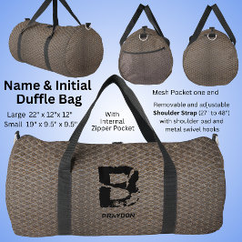 Sac De Sport Modifier le nom initial, Ajouter (supprimer), Plaq