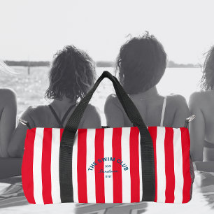 Sac De Sport Monogramme de la bande de Cabana rouge du club de 