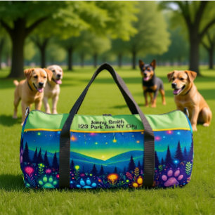 Sac De Sport Monogramme de voyage à empreinte de patte florale