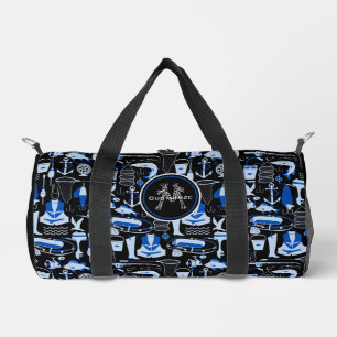 Sac De Sport Monogramme Gone Fishing Blue