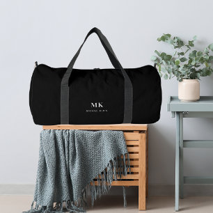 Sac De Sport monogramme noir blanc