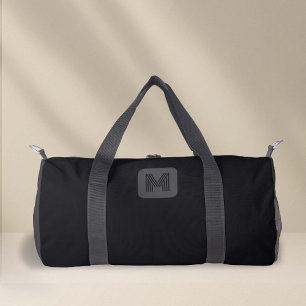 Sac De Sport Monogramme noir Simple minimaliste moderne