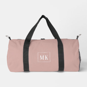 Sac De Sport monogramme personnalisé, rose vif partout