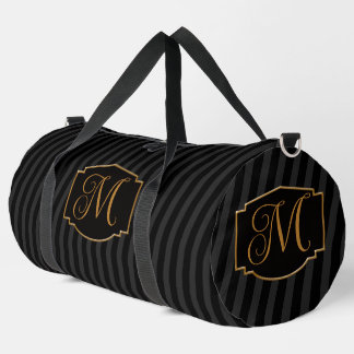 Sac De Sport Monogramme rayé élégant et sophistiqué