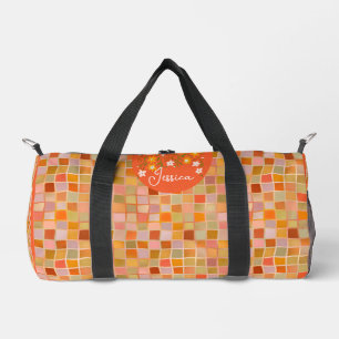 Sac De Sport Mosaïque orange chic été tendance